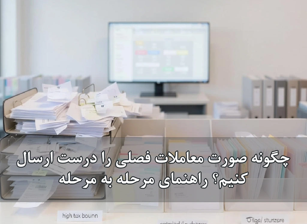 چگونه صورت معاملات فصلی را درست ارسال کنیم؟ راهنمای مرحله‌ به ‌مرحله